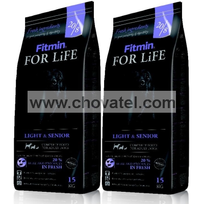 Fitmin For Life Light / Senior 2 x 15kg SLEVA