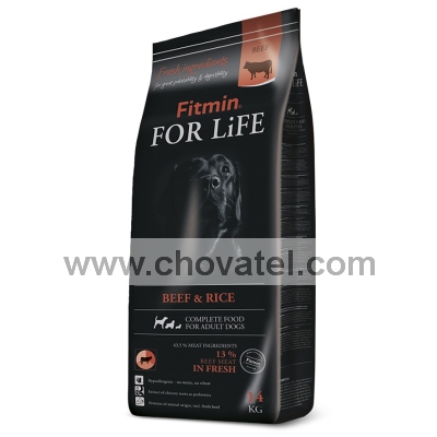 Fitmin For Life Beef & Rice 2 x 14kg
